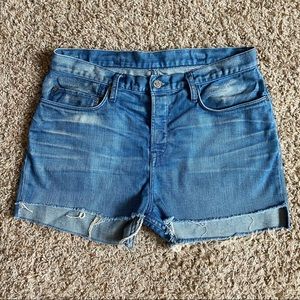 Helmut Lang Jean Shorts Vintage Style Cutoffs